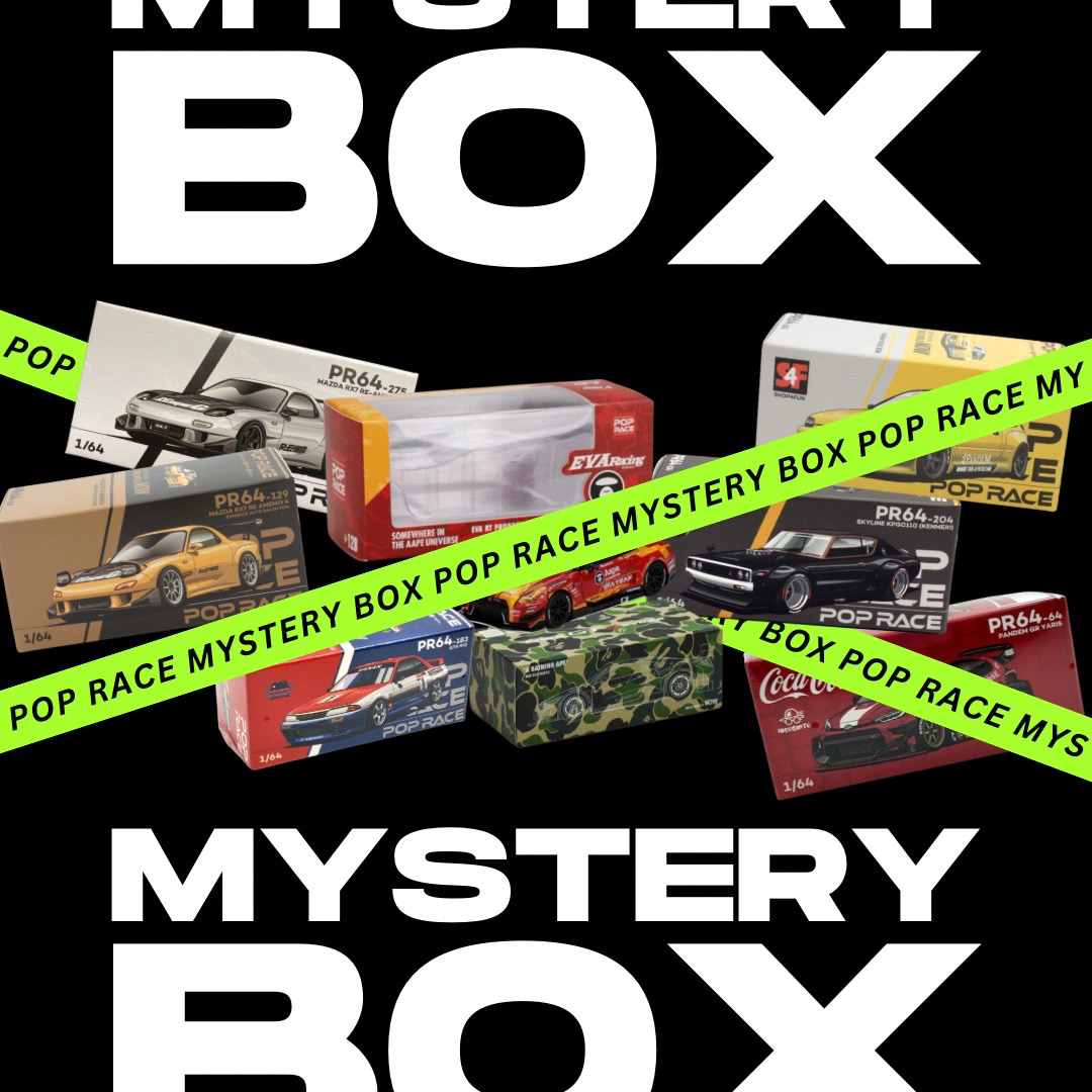 POP RACE MYSTERY BOX ASSORTMENT| 1 Car per Try