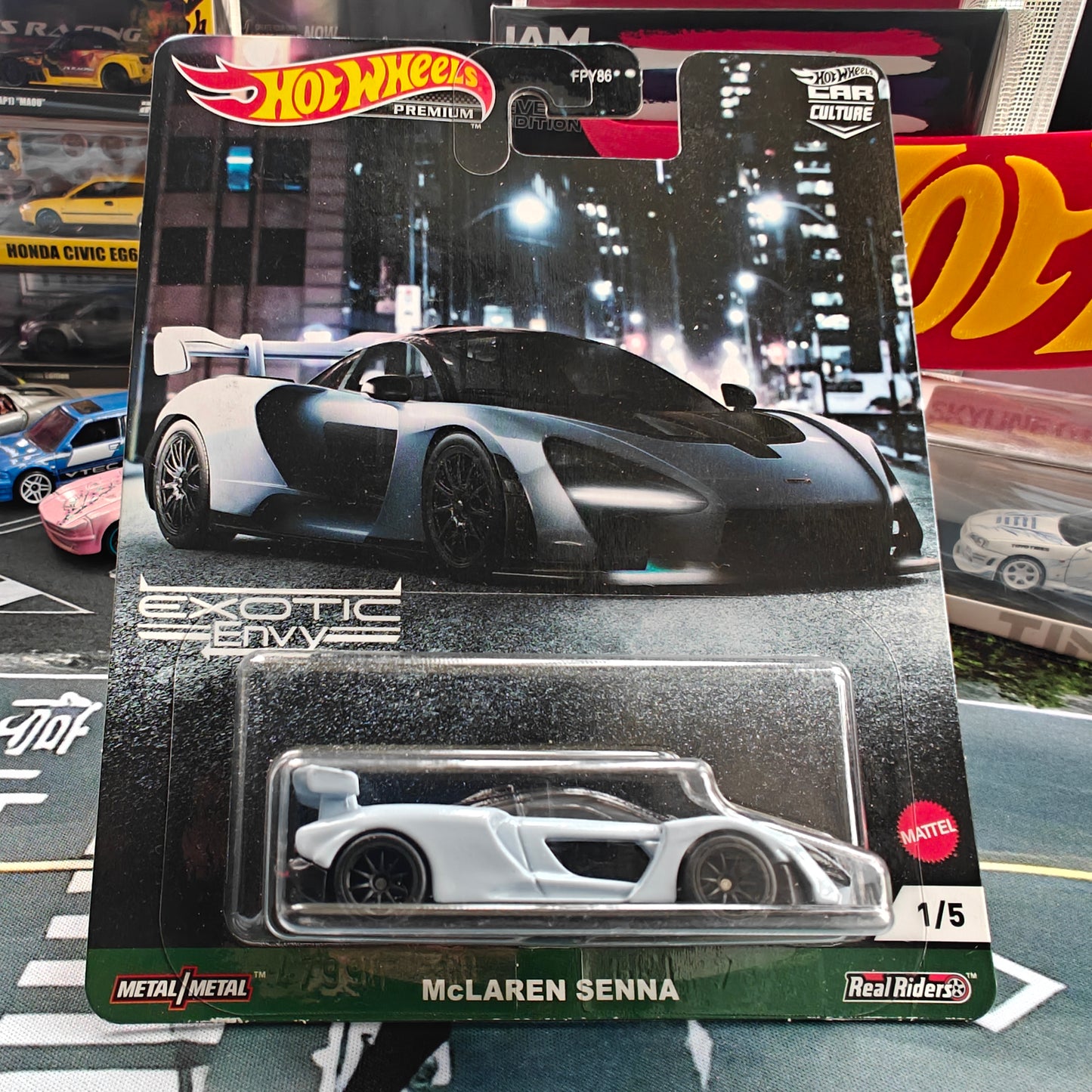 Hotwheels Premium MCLAREN SENNA