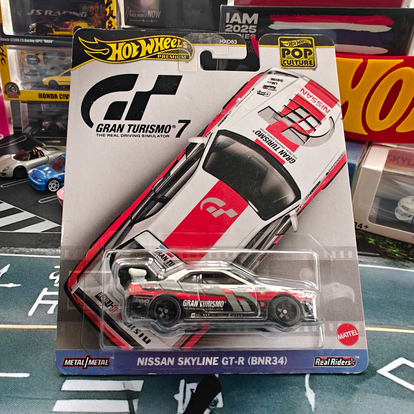 Hotwheels Premium NISSAN SKYLINE GT-R (BNR34)