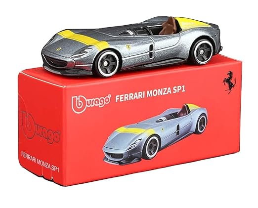 Bburago 1:64 Scale Ferrari Series Model Collection Race Diecast Metal Model Car (Ferrari Monza SP1)