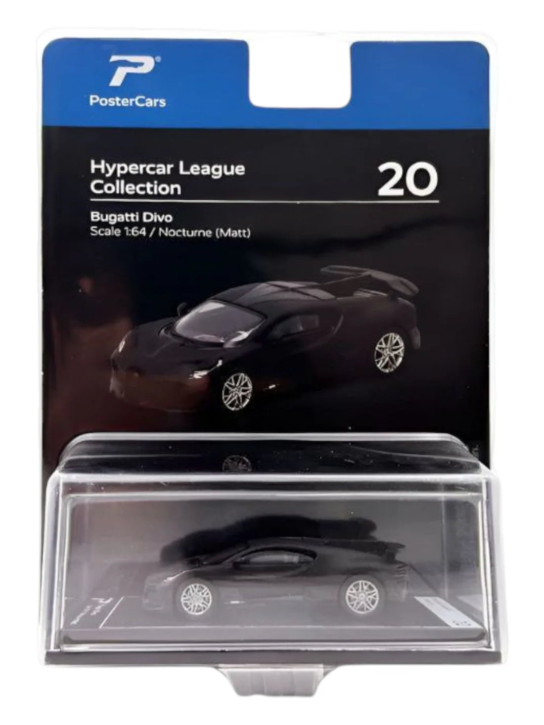 PosterCars Hypercar League Collection Bugatti Divo 1:64 Scale