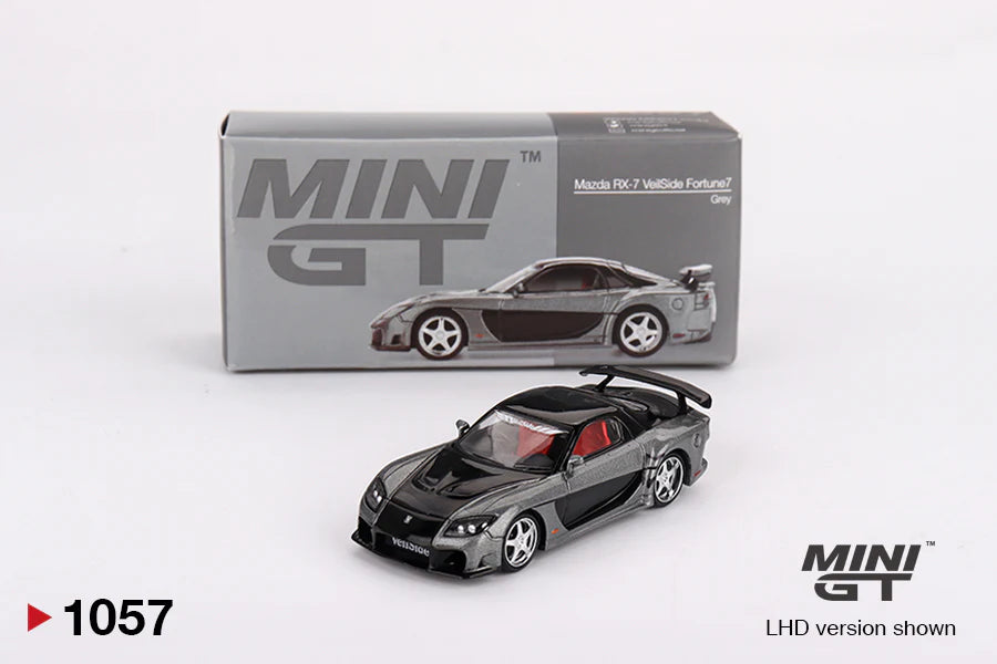 Mini GT - Mazda RX-7 VeilSide Fortune Grey 1:64 scale model car