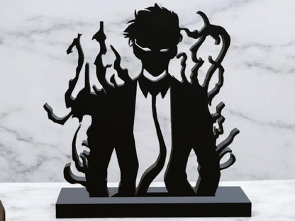 Sung jin woo Silhouette for Wall/Table