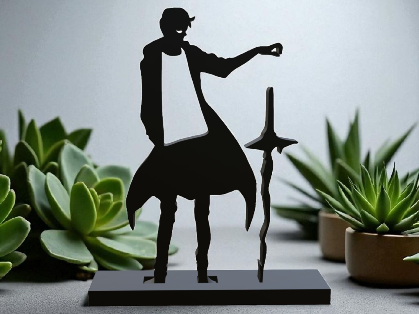 Sung jin woo Silhouette for Wall/Table
