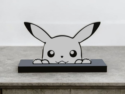 Pikachu Silhouette for Wall/Table