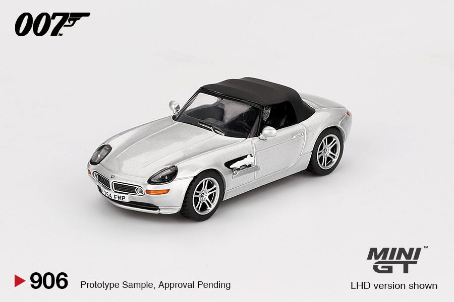 Mini GT BMW Z8 the world is not enough 1:64 scale model car