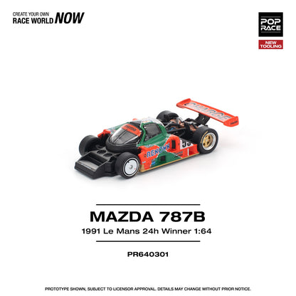 Poprace 1:64 MAZDA 787B 1991 LE MANS 24H WINNER