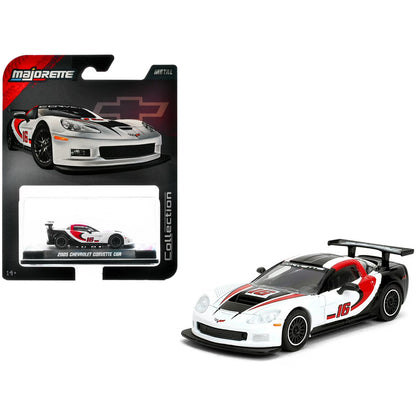 Majorette - 2005 CHEVROLET CORVETTE C6R WHITE