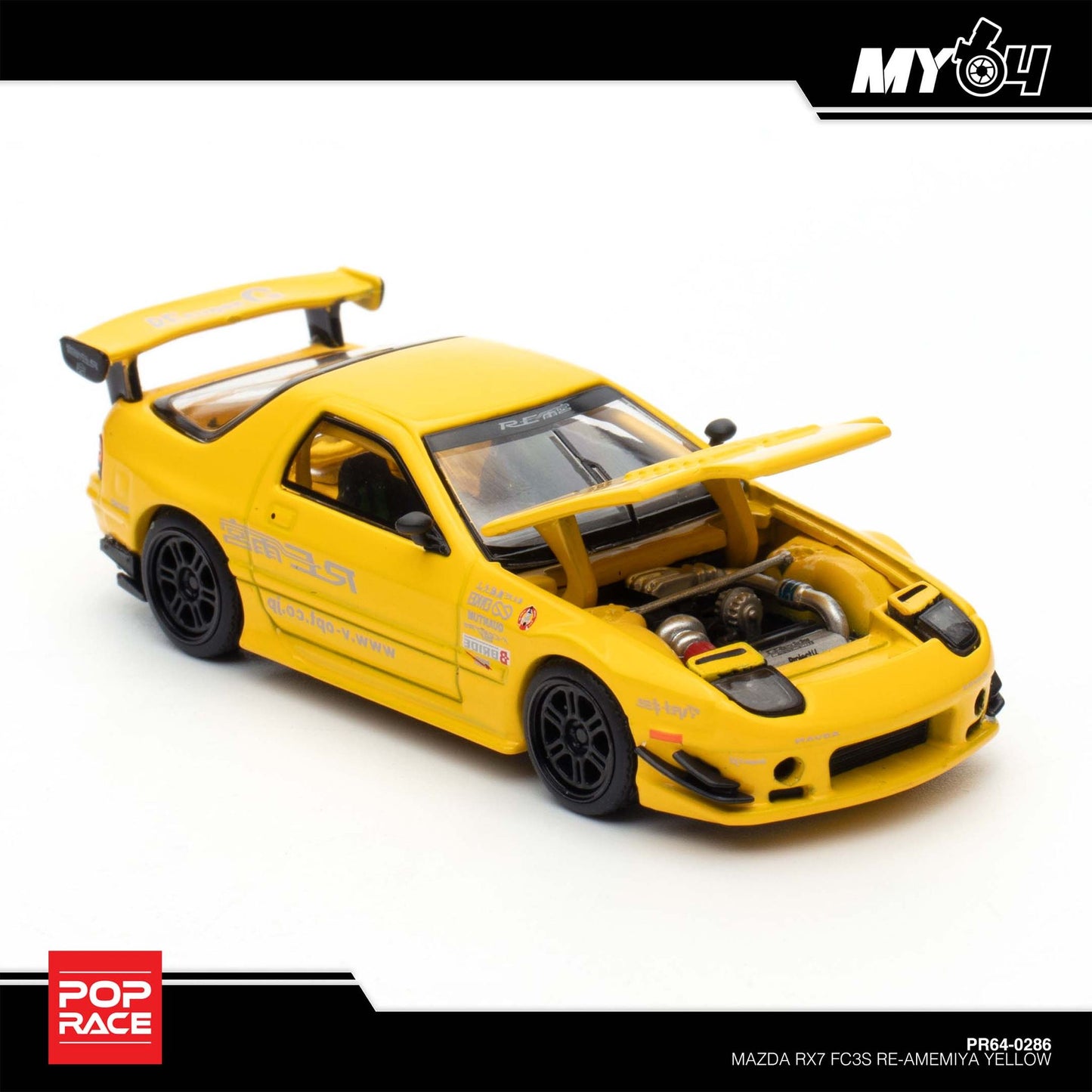 POP RACE Mazda RX7 FC3s Re Amemiya (PR64-286) | 2025 The Model Car Show Malaysia