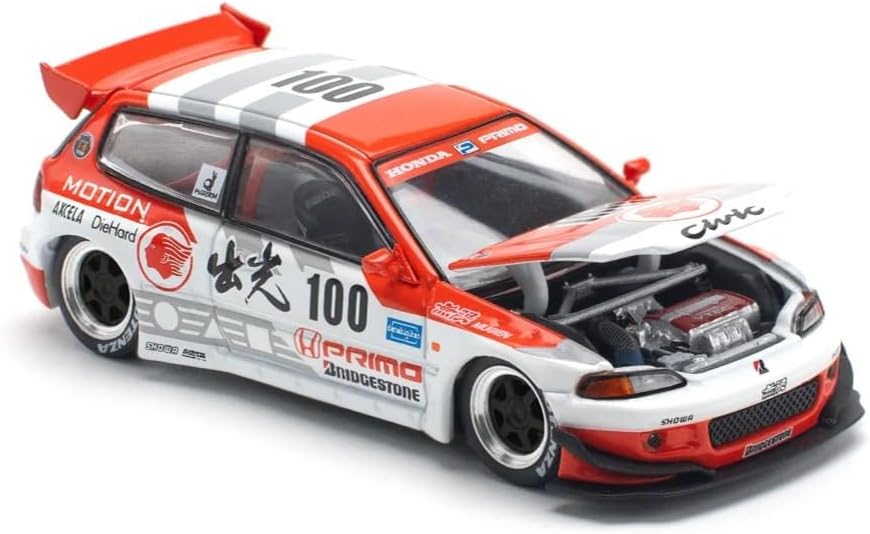 Pop Race - Honda Civic EG6 Pandem v1.5 Idemitsu Motion Infinite Limited Edition (PR64-212)