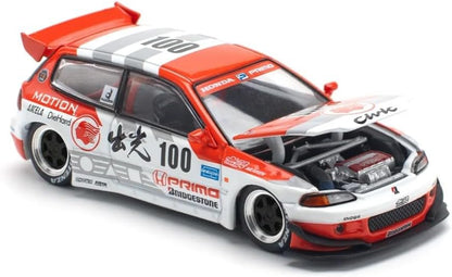Pop Race - Honda Civic EG6 Pandem v1.5 Idemitsu Motion Infinite Limited Edition (PR64-212)