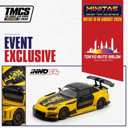 INNO64 x J’s Racing x Hyper Race Motorsport Honda S2000 | 2025 Tokyo Auto Salon TAS KL