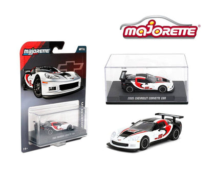Majorette - 2005 CHEVROLET CORVETTE C6R WHITE
