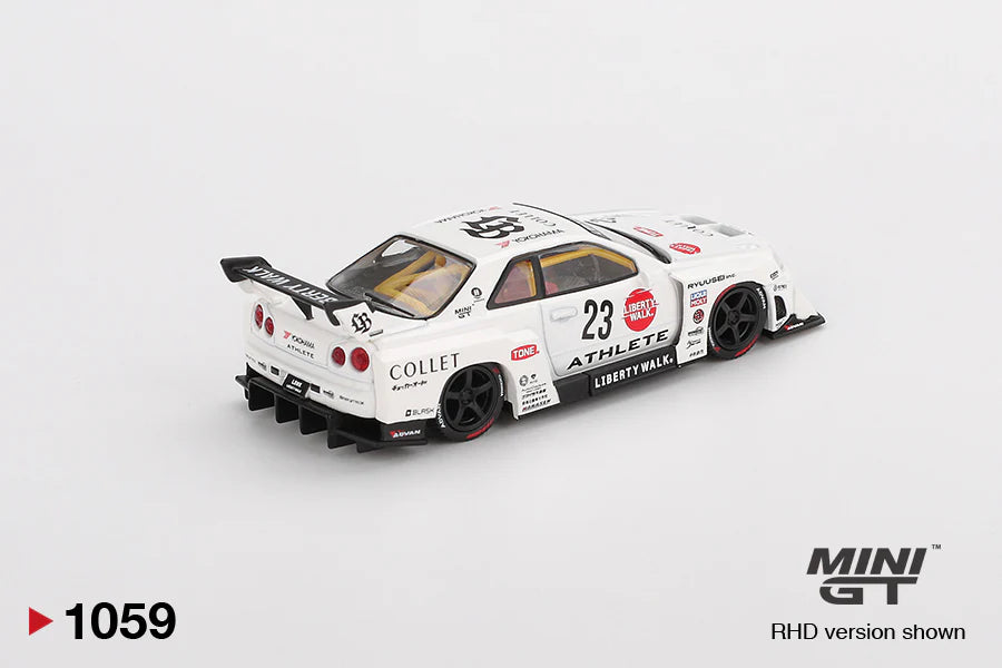 Mini GT - Nissan LB-ER34 Super Silhouette ATHLETE/COLLET 1:64 scale model car