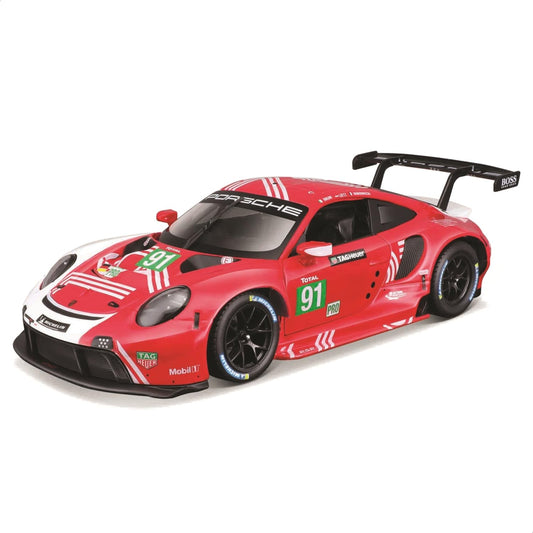 Porsche 911 RSR Red 1:24 Bburago licensed diecast Scale Model car