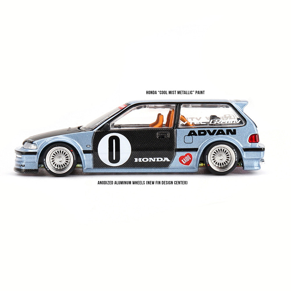 Mini GT #179: MINI GT HONDA CIVIC EF KAIDO ROULETTE VI