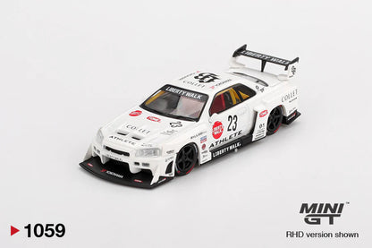 Mini GT - Nissan LB-ER34 Super Silhouette ATHLETE/COLLET 1:64 scale model car