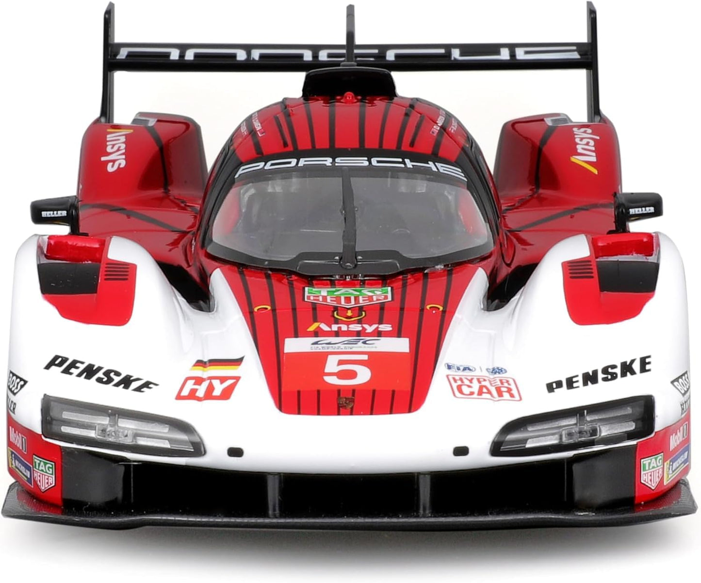 Bburago - 1/24 Scale Model Compatible with Porsche 963 9RD 4.6L Turbo V8 No.6 Season 2024