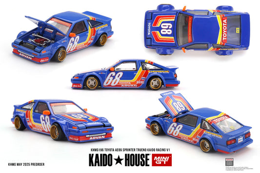 Mini GT #196: KAIDOHOUSE TOYOTA AE86 SPRINTER TRUENO KAIDO RACING V1