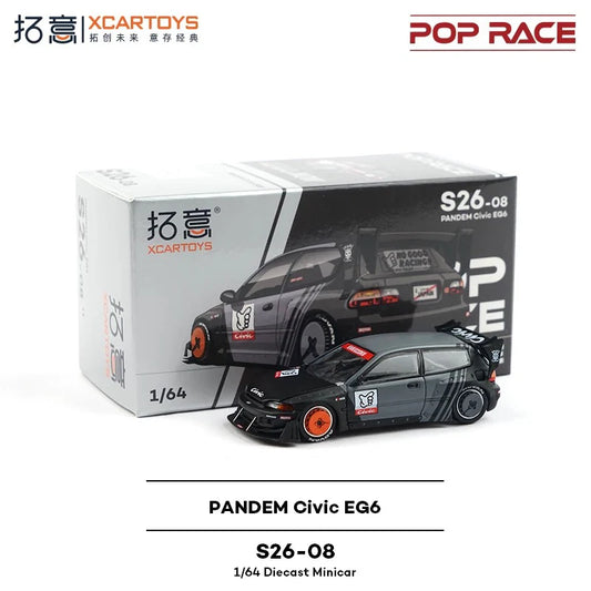 Poprace 1:64 Pandem Civic EG6 (S26-08)