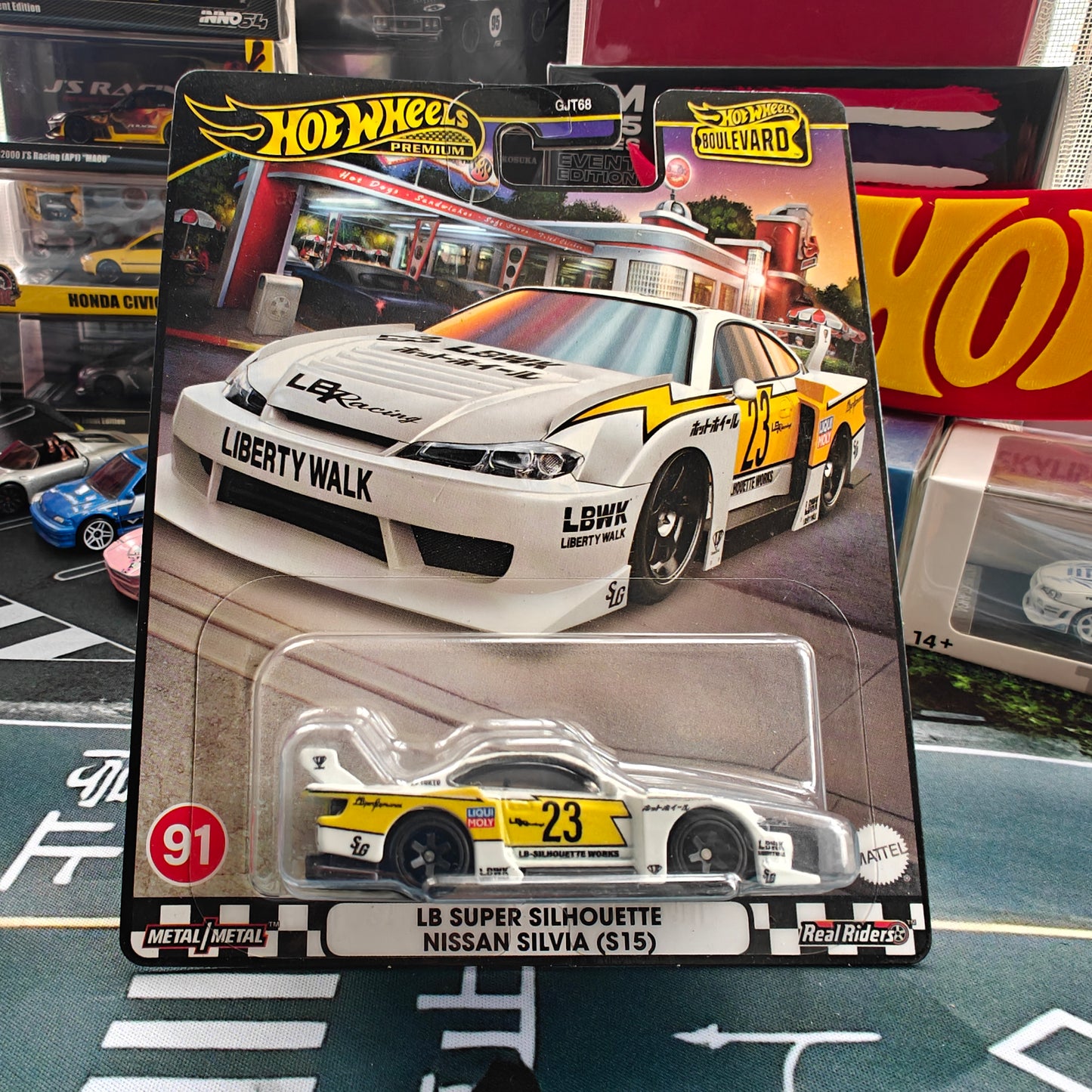 Hotwheels Premium LB SUPER SILHOUETTE NISSAN SILVIA (S15)