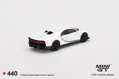 Mini GT - Bugatti Chiron Super Sport White MiJo Exclusives - Scale 1/64 MGT00440-MJ LHD
