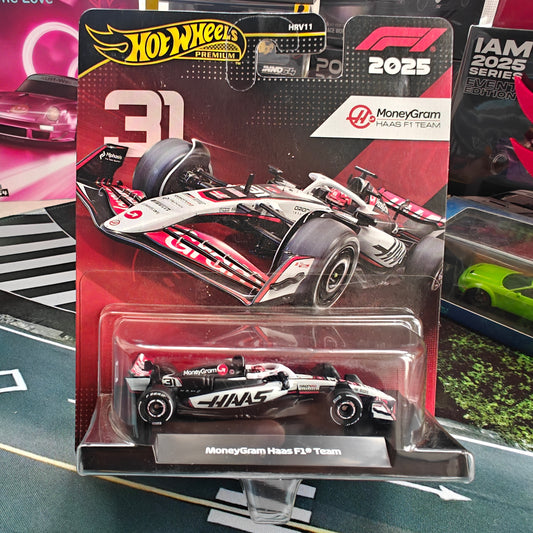Hotwheels Premium Moneygram Hass F1 Team #31