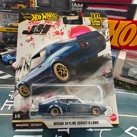 Hotwheels Premium NISSAN SKYLINE 2000GT-R LBWK