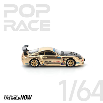 Pop Race - Top Secret GT300 Supra Carbon Hood - Scale 1/64 PR64-277