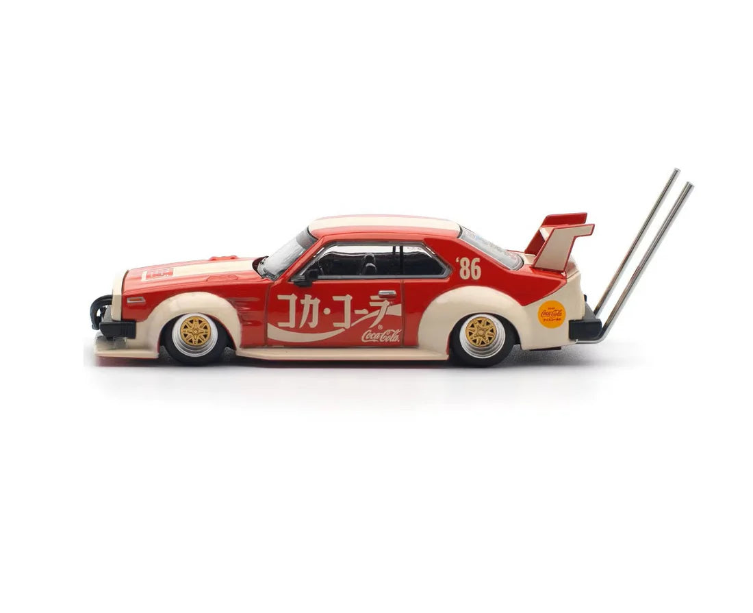 Pop Race - Skyline GT-R V8 Drift "Hakosuka" Coca Cola (Japan) - Scale 1/64 PR64-135