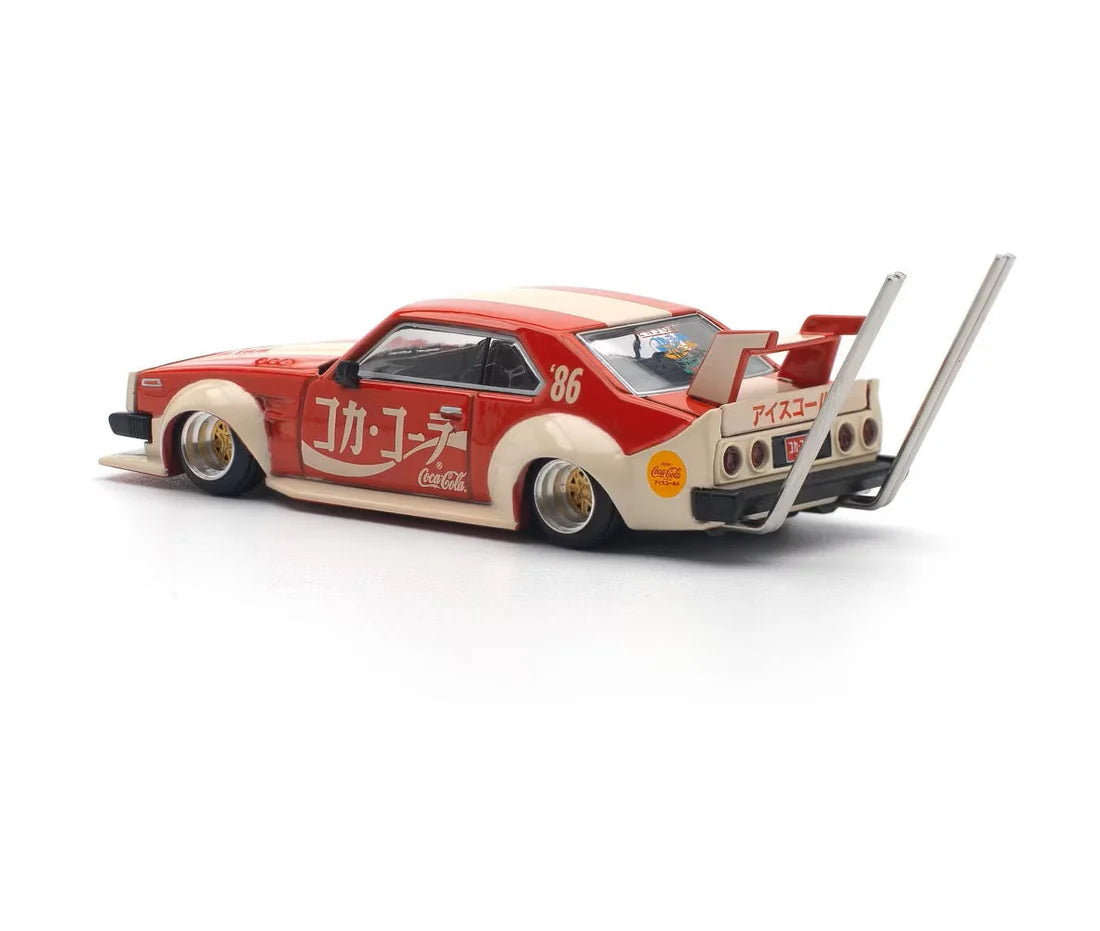 Pop Race - Skyline GT-R V8 Drift "Hakosuka" Coca Cola (Japan) - Scale 1/64 PR64-135