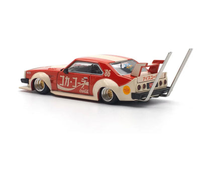 Pop Race - Skyline GT-R V8 Drift "Hakosuka" Coca Cola (Japan) - Scale 1/64 PR64-135