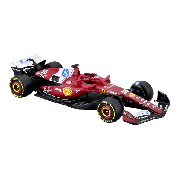 Official Bburago 2025 Ferrari SF-25 No 16 Charles Leclerc Australia GP - Scale 1 : 64 Diecast Scale Model