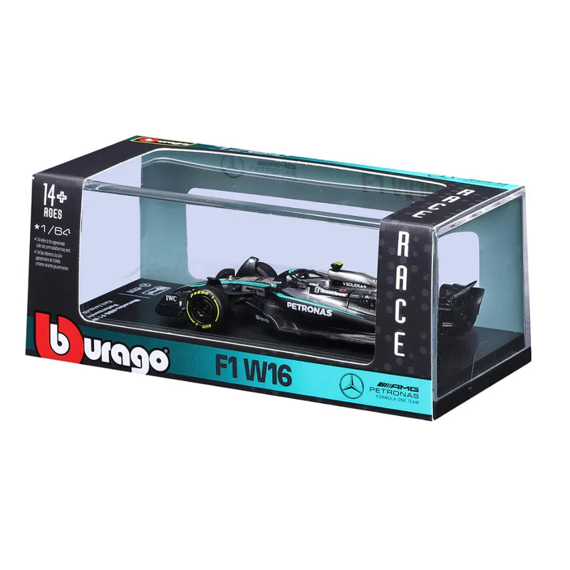 Bburago 2025 Mercedes-AMG W16 12 Kimi Antonelli - Scale 1 : 64 Diecast Scale Model