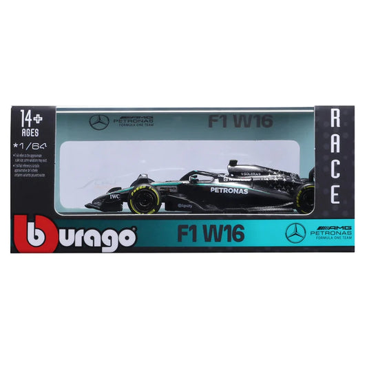 Bburago 2025 Mercedes-AMG W16 12 Kimi Antonelli - Scale 1 : 64 Diecast Scale Model