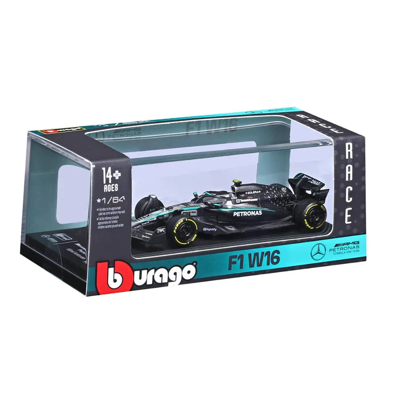 Bburago 2025 Mercedes-AMG W16 12 Kimi Antonelli - Scale 1 : 64 Diecast Scale Model