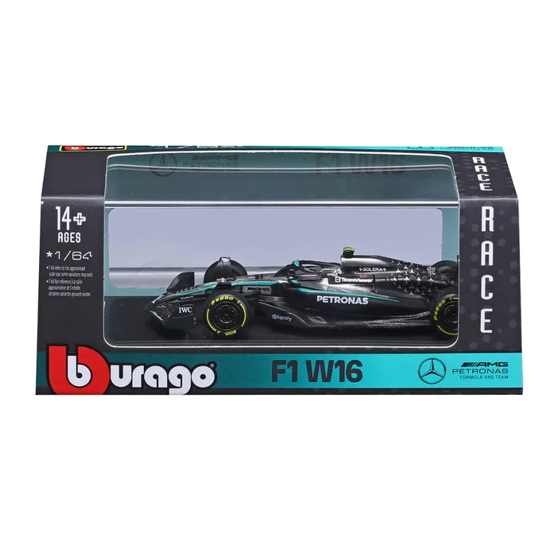 Bburago 2025 Mercedes-AMG W16 12 Kimi Antonelli - Scale 1 : 64 Diecast Scale Model
