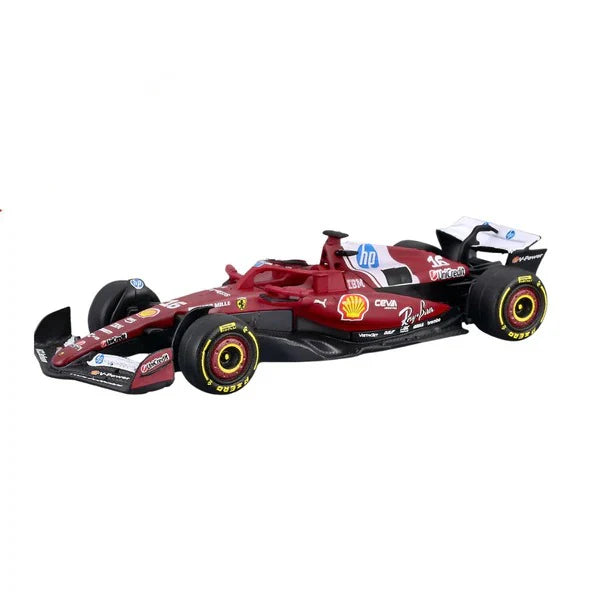Official Bburago 2025 Ferrari SF-25 No 16 Charles Leclerc Australia GP - Scale 1 : 64 Diecast Scale Model