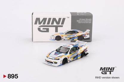 Mini GT #895: Nissan LB-Super Silhouette S15 SILVIA #555 2023 Formula Drift Japan