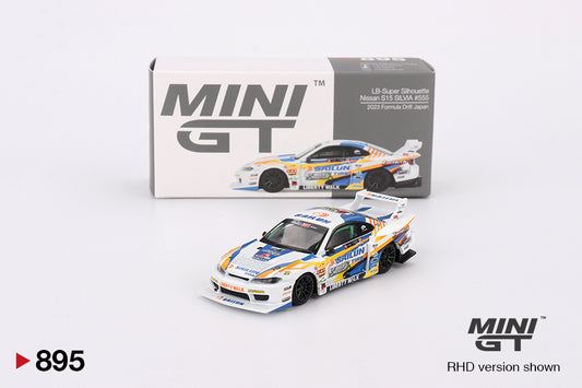 Mini GT #895: Nissan LB-Super Silhouette S15 SILVIA #555 2023 Formula Drift Japan