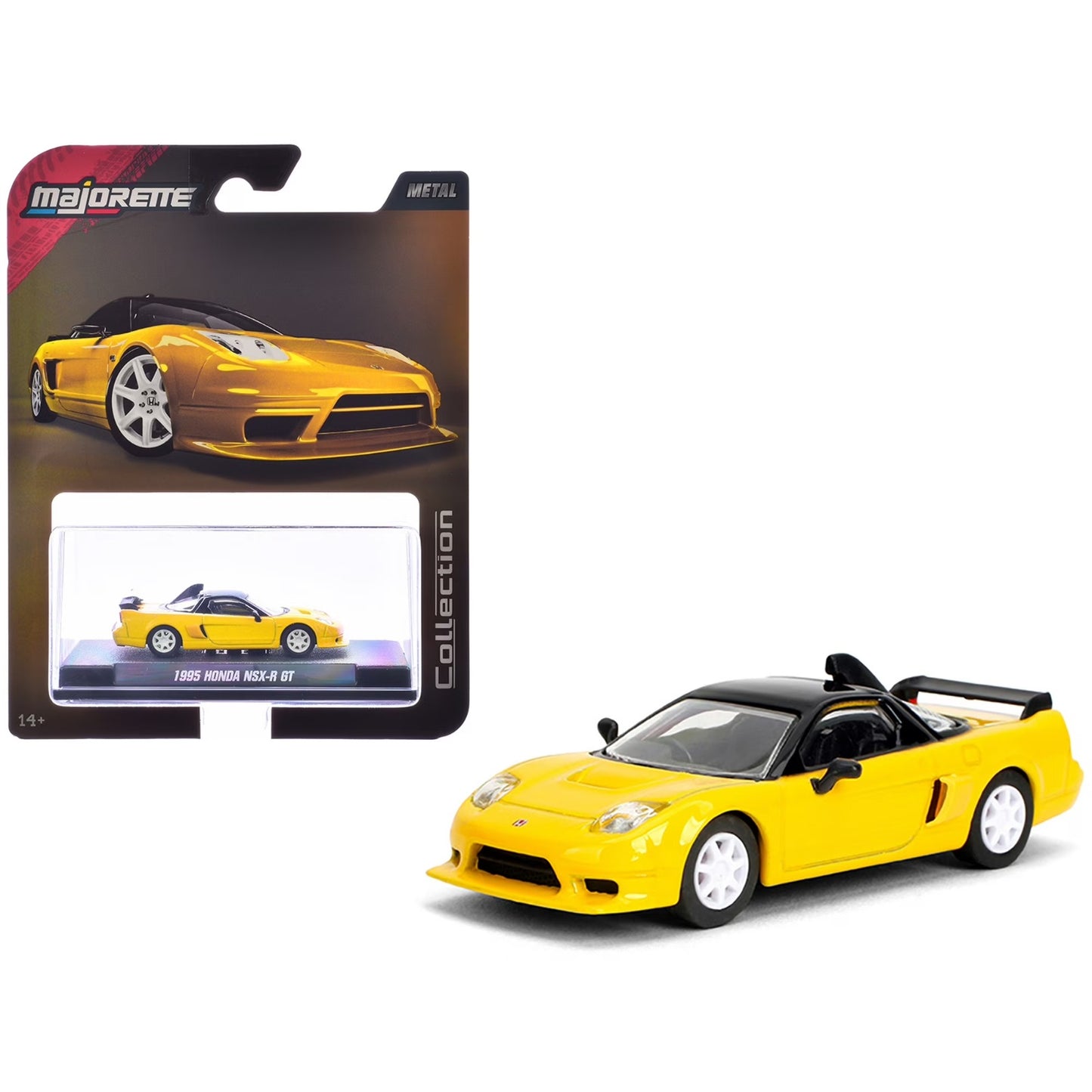 Majorette - 1995 HONDA NSX R GT Yellow