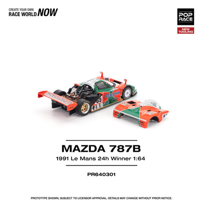 Poprace 1:64 MAZDA 787B 1991 LE MANS 24H WINNER