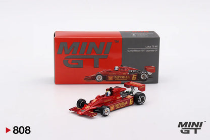 Mini GT - Lotus 78 #6 Gunnar Nilsson 1977 Japanese GP 1:64 scale model car