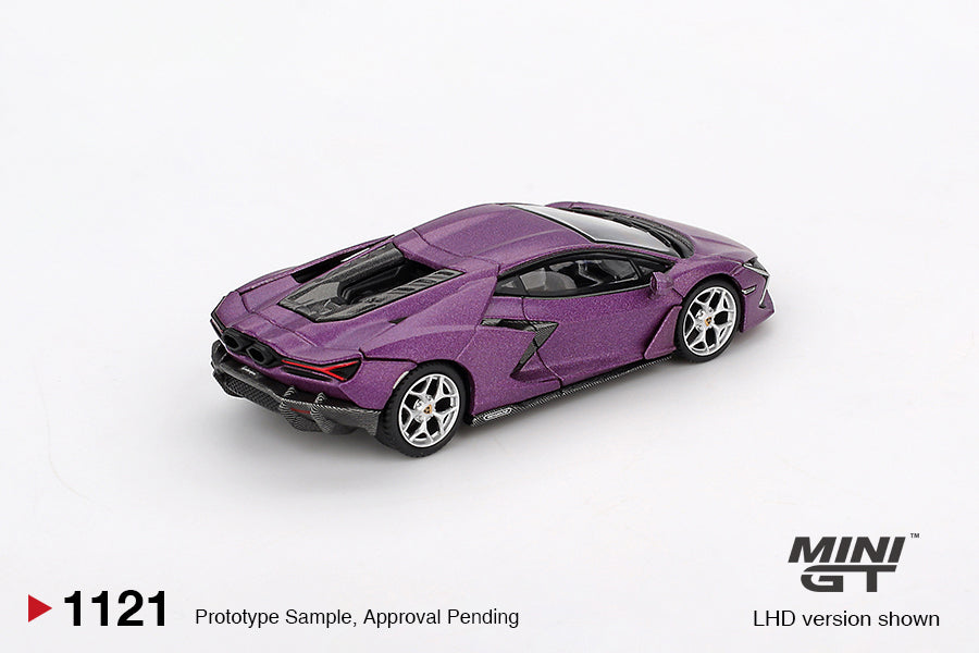 Mini GT #1121: Lamborghini Revuelto Viola 30th Matte 1:64 Scale