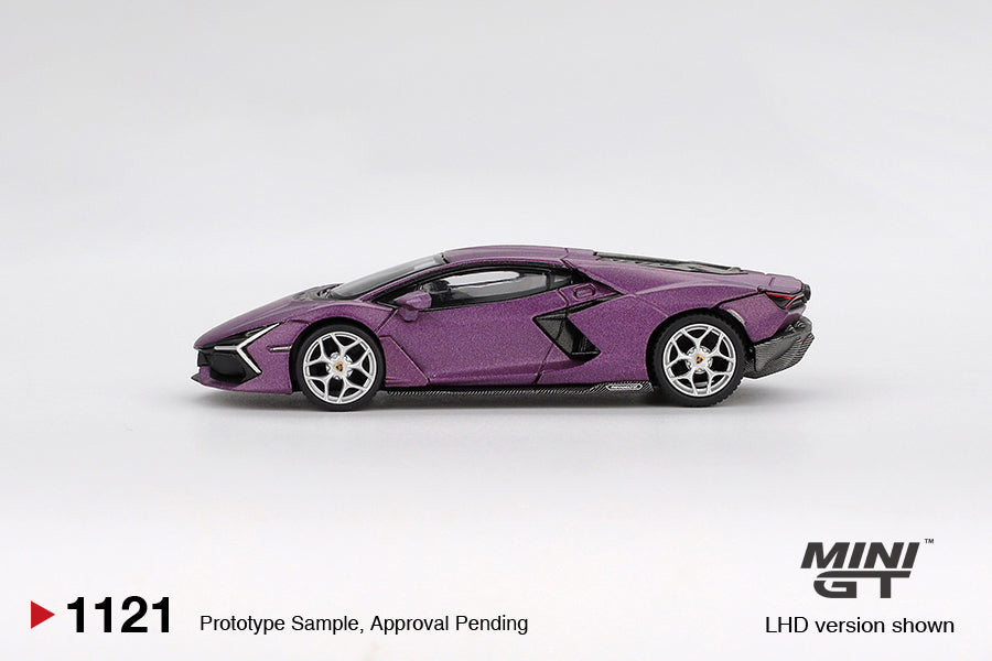 Mini GT #1121: Lamborghini Revuelto Viola 30th Matte 1:64 Scale