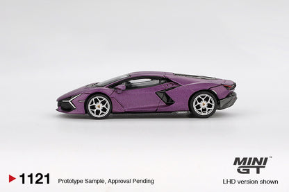 Mini GT #1121: Lamborghini Revuelto Viola 30th Matte 1:64 Scale