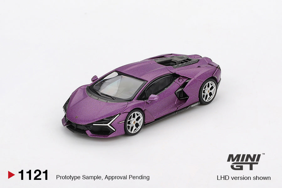 Mini GT #1121: Lamborghini Revuelto Viola 30th Matte 1:64 Scale