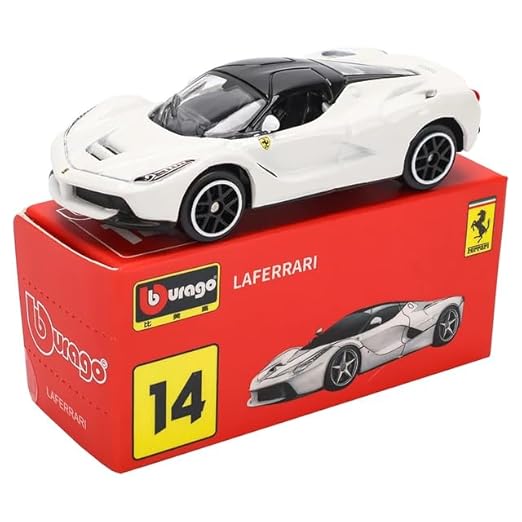 Bburago 1:64 Scale Ferrari Series Model Collection Race Diecast Metal Model Car (LAFERRARI)