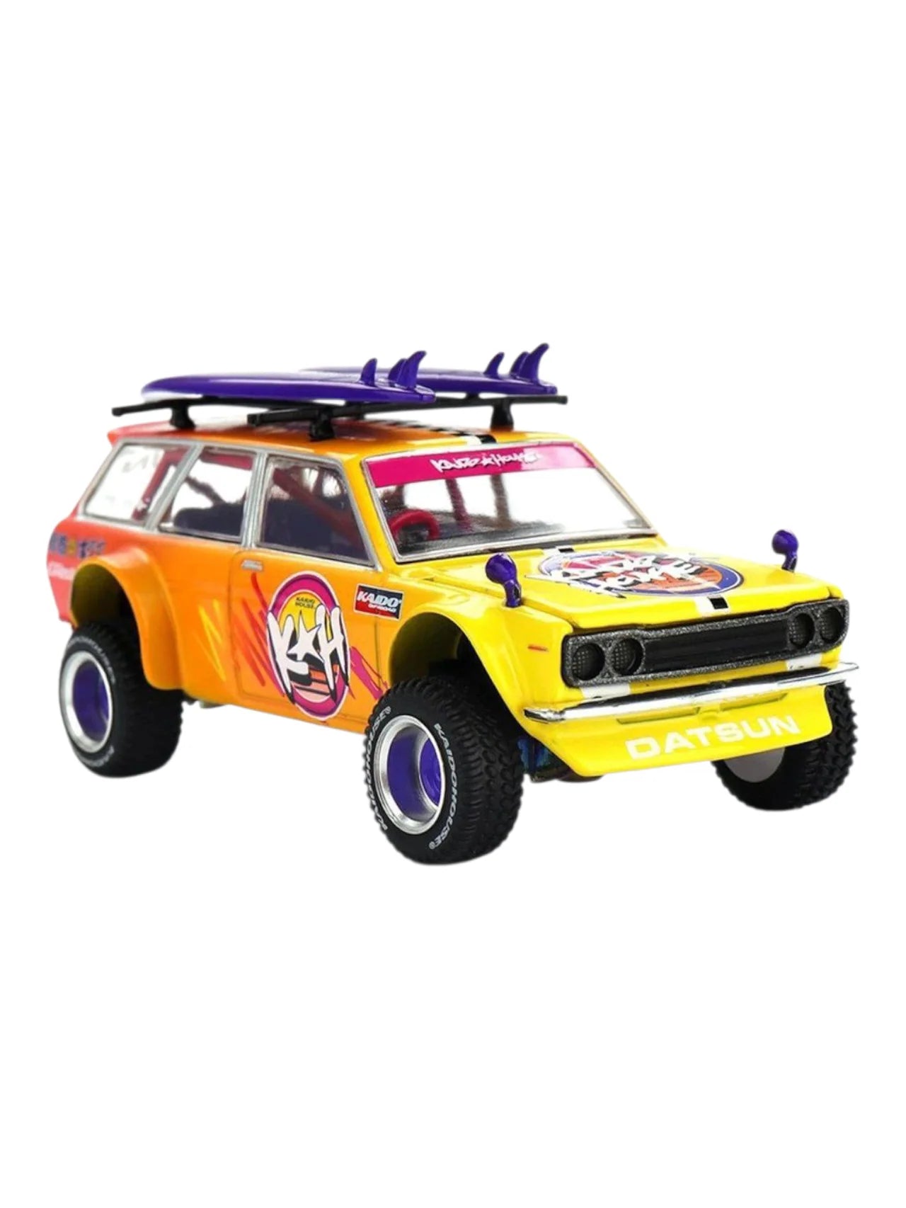 [Unsealed] KHMG210 : Mini GT Kaido House Datsun 510 Wagon 4x4 Kaido Islands V1 Code-210 1:64 Scale