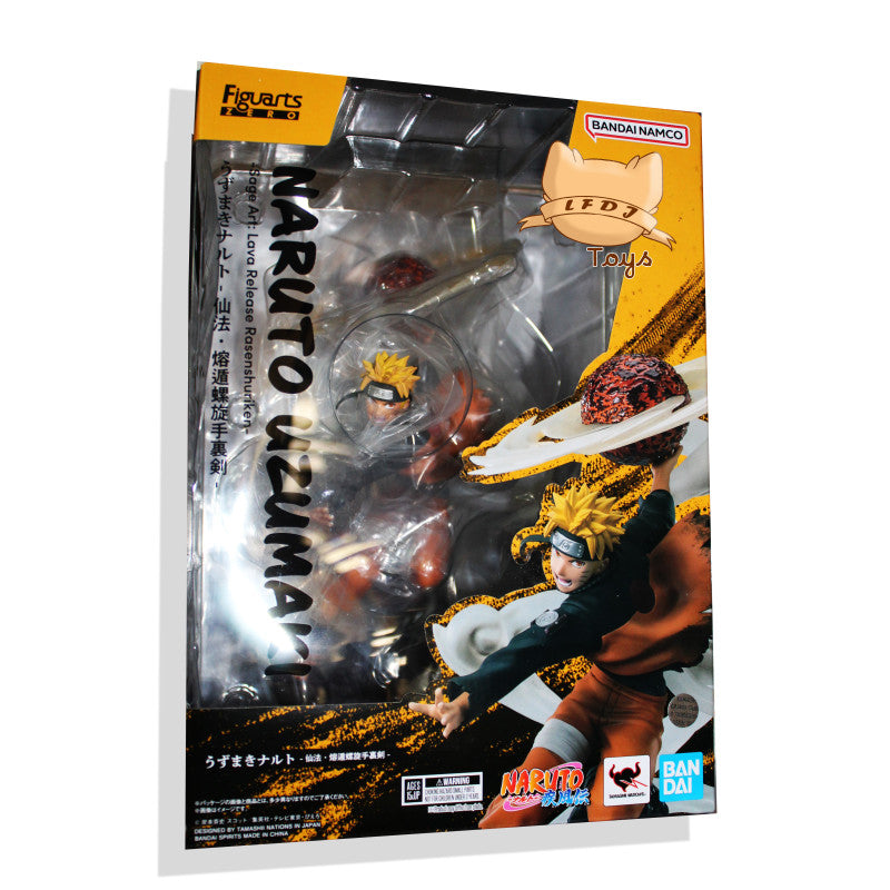 TAMASHII NATIONS - Naruto Shippuden - [Extra Battle] Naruto Uzumaki -Sage Art: Lava Release Rasenshuriken-, Bandai Spirits FiguartsZERO Collectible Figure